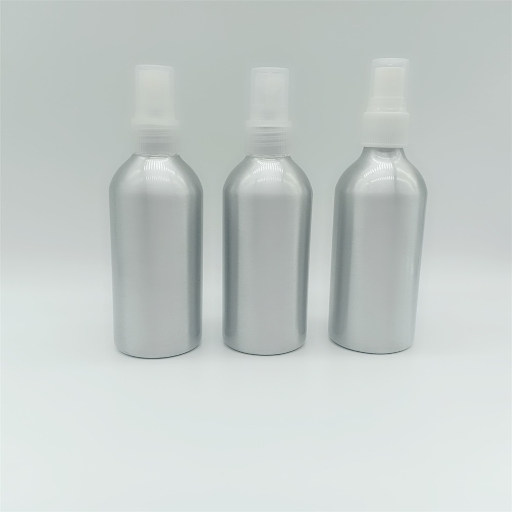 aluminium bottle spray 20 ml 30 ml 50ml 100ml with aluminium cap