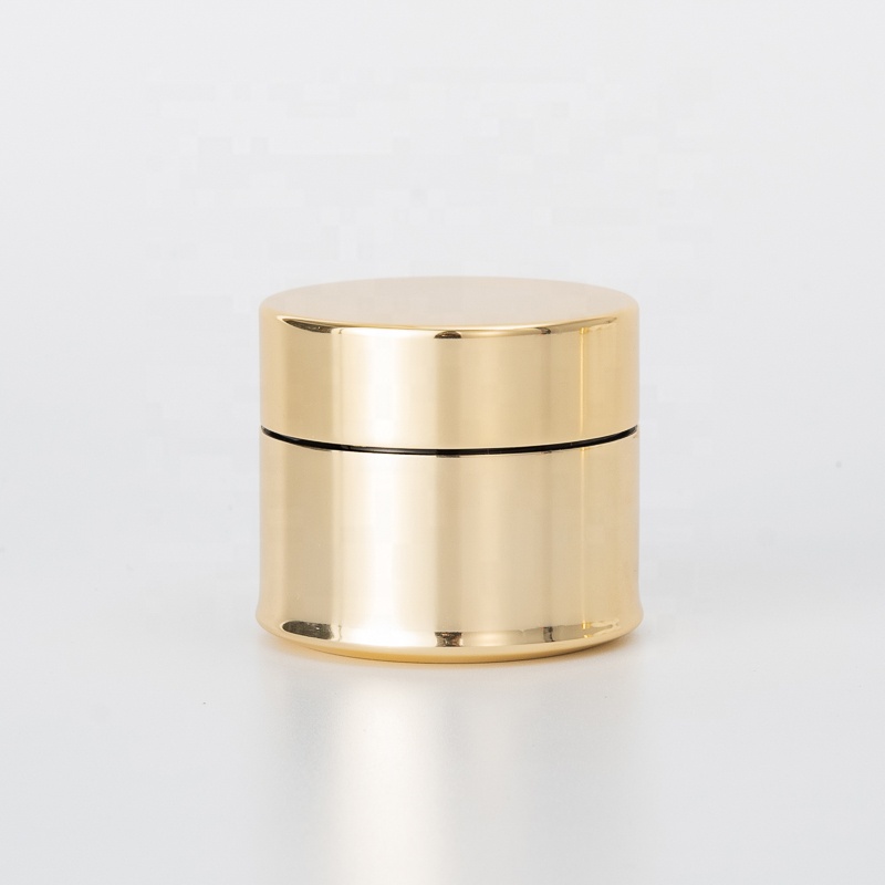 aluminum cream jar with PP plastic inner case aluminum coated jar