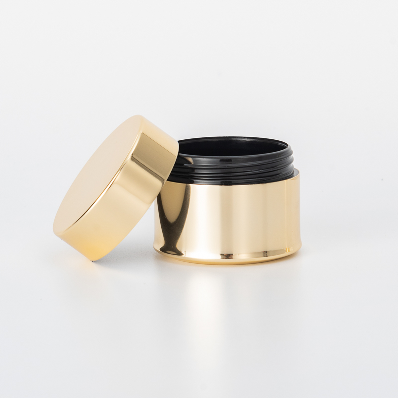 aluminum cream jar with PP plastic inner case aluminum coated jar