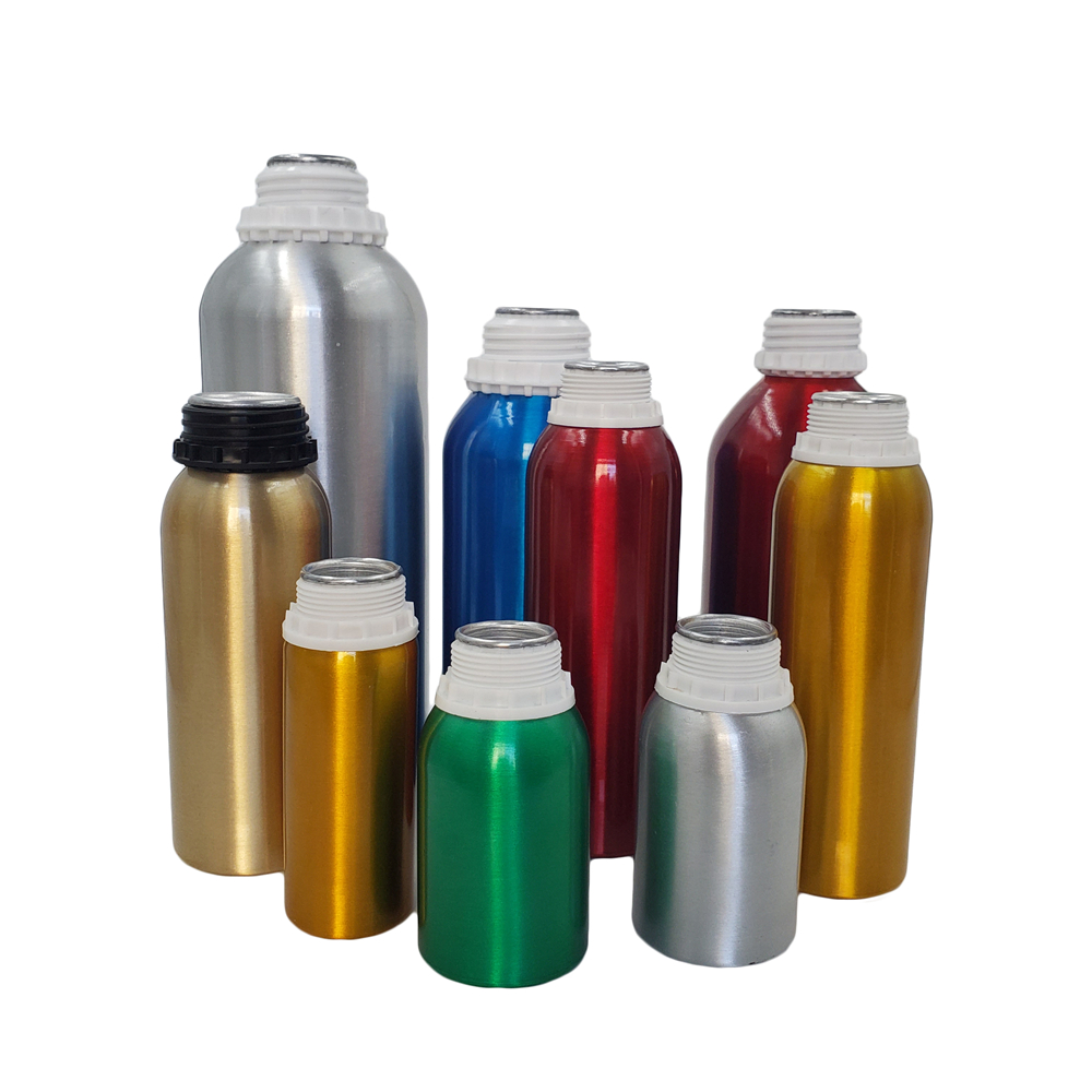 aluminum fragrance oil bottles aroma essential oil aluminum bottles 50ml 100ml 150ml 200ml 250ml 300ml 500ml 1000ml 1L 1200ml