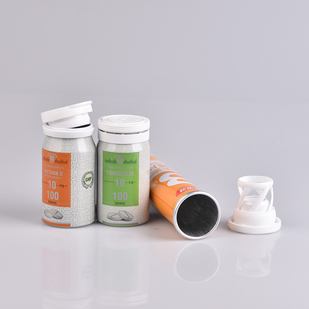 aluminum medicine pill bottle for health product