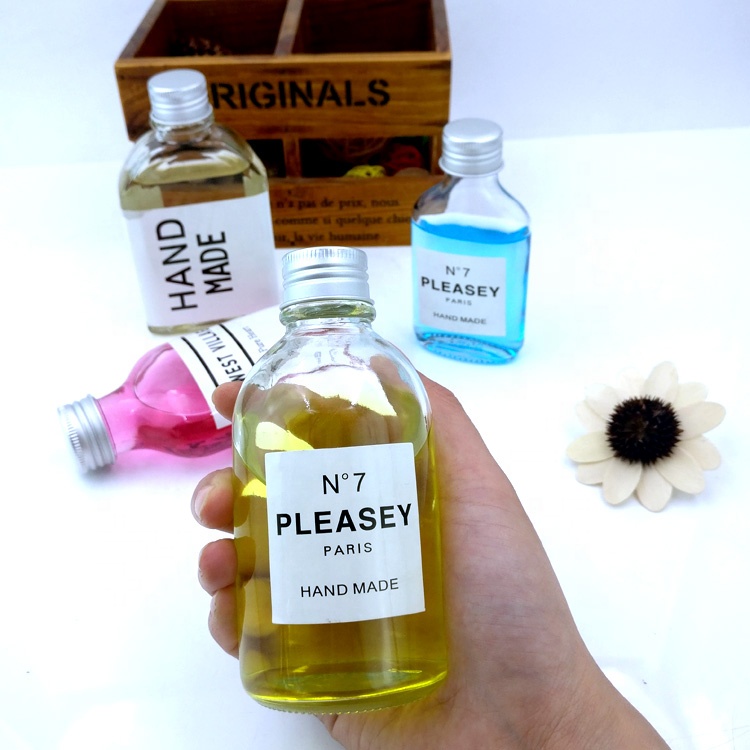 aluminum screw cap 270ml 350ml 500ml 12oz 16oz kombucha drinks packaging 150ml 5oz empty sample juice glass bottle for milk tea