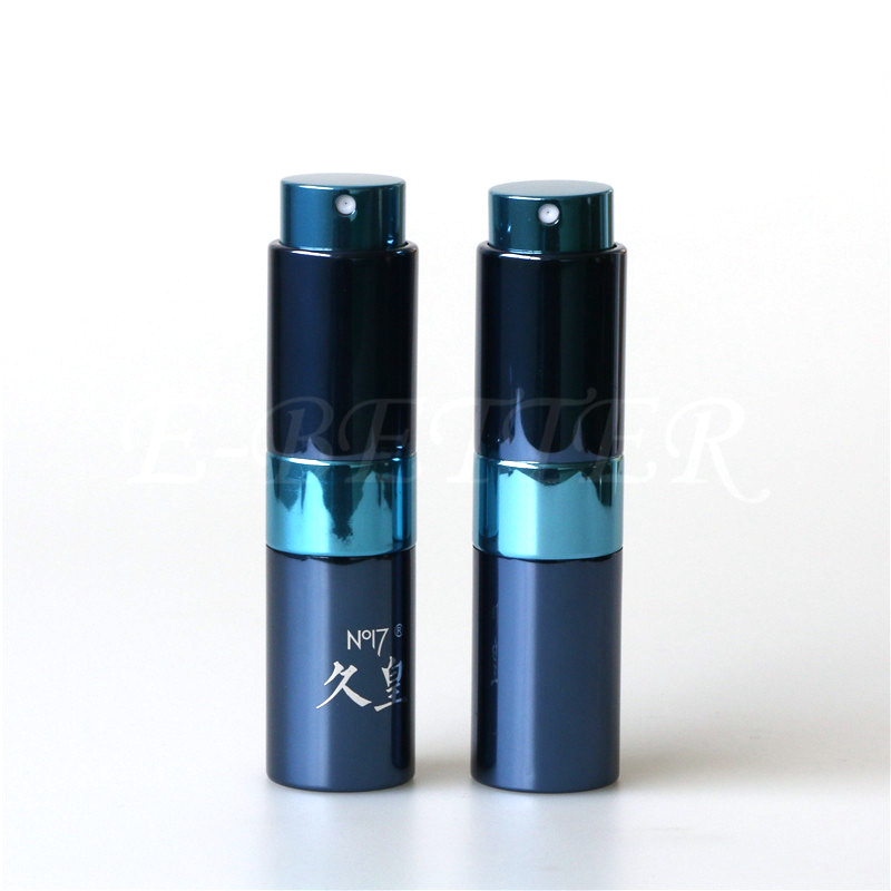 aluminum travel size refillable perfume atomizer spray bottles