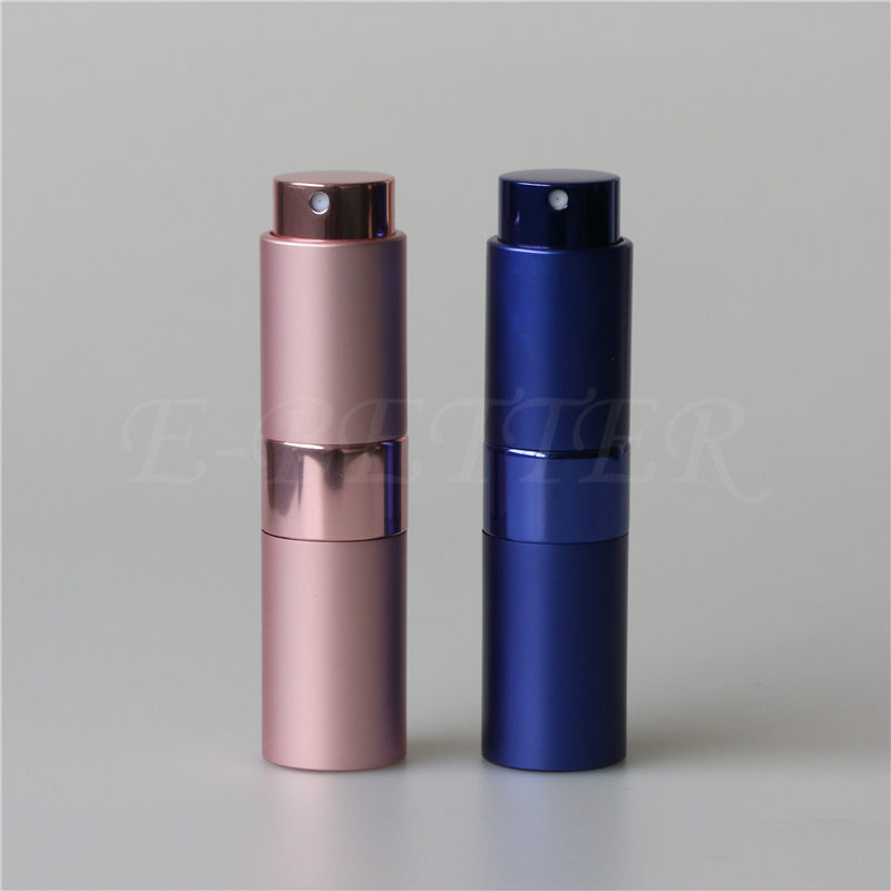 aluminum travel size refillable perfume atomizer spray bottles