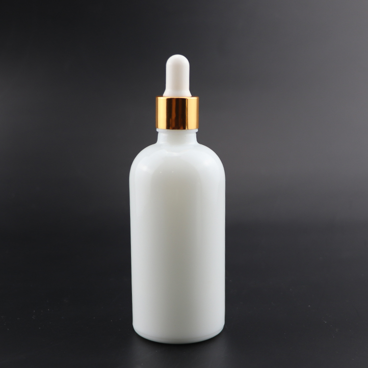 amazon top selling 10ml/ 15ml/ 30ml/ 50ml/ 100ml white opal glass bottle Empty Essential Oil Bottle With Dropper