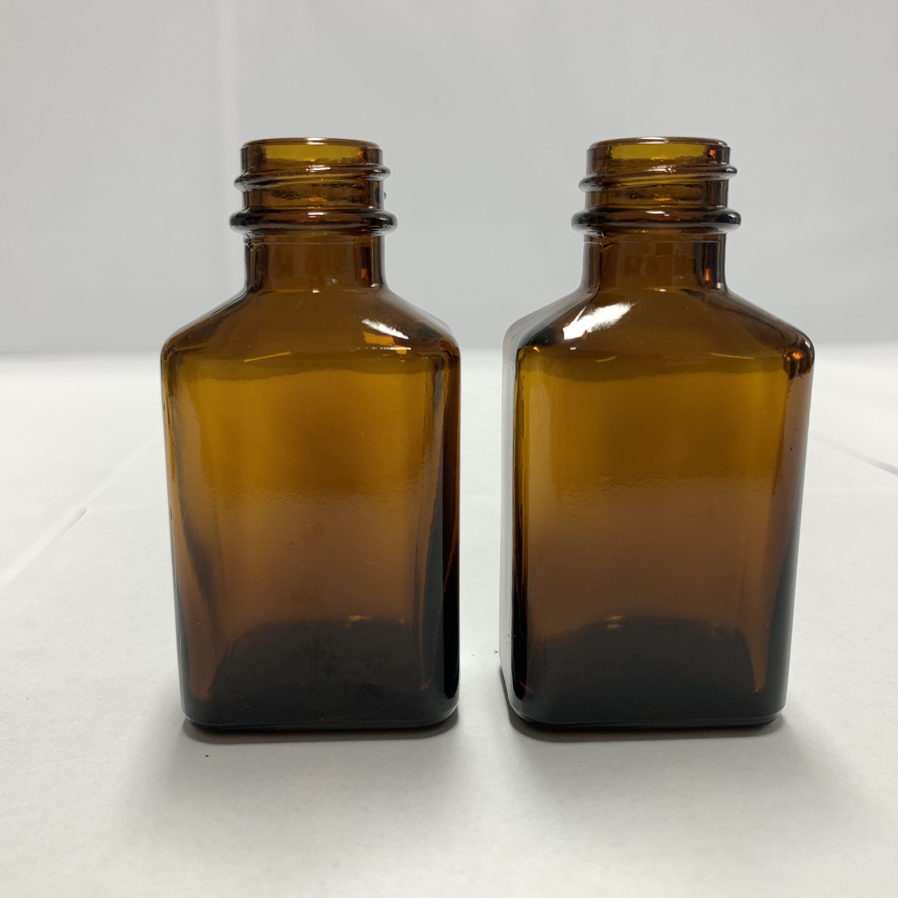 amber 30ml rectangular square glass dropper bottle e liquid packing bottles DIN20MM