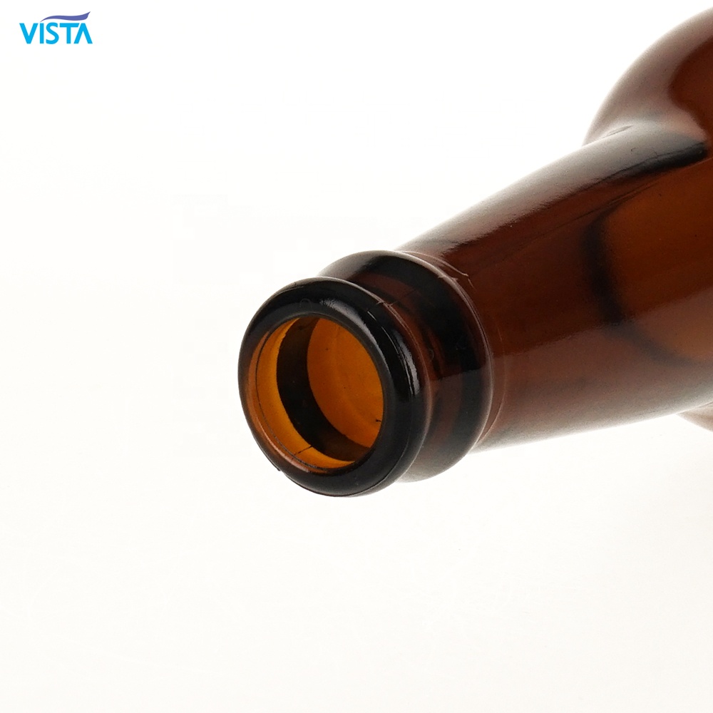 amber beer glass bottle with crown cap 330ml 300ml 250ml