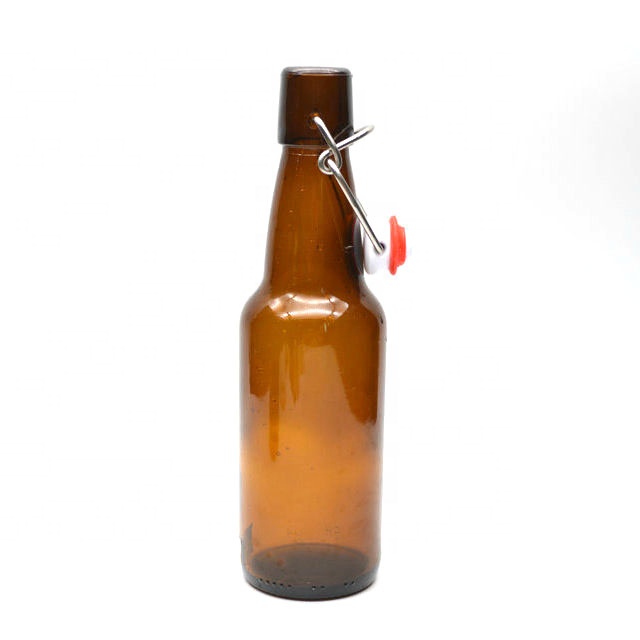 amber color swing top glass beer bottle 330ml 500ml