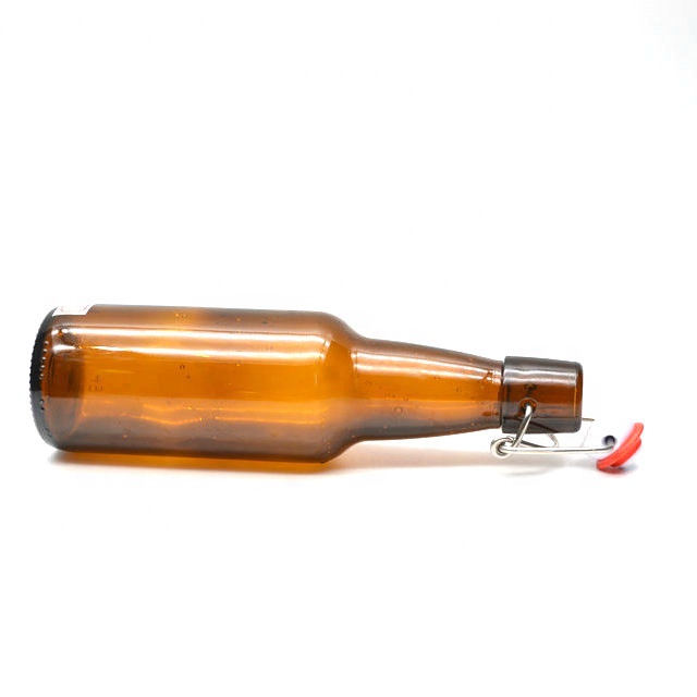 amber color swing top glass beer bottle 330ml 500ml