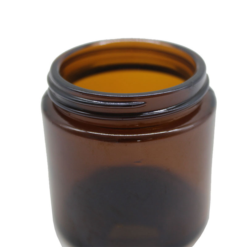 amber coloured geometric glass candle jars in bulk with Twist Top