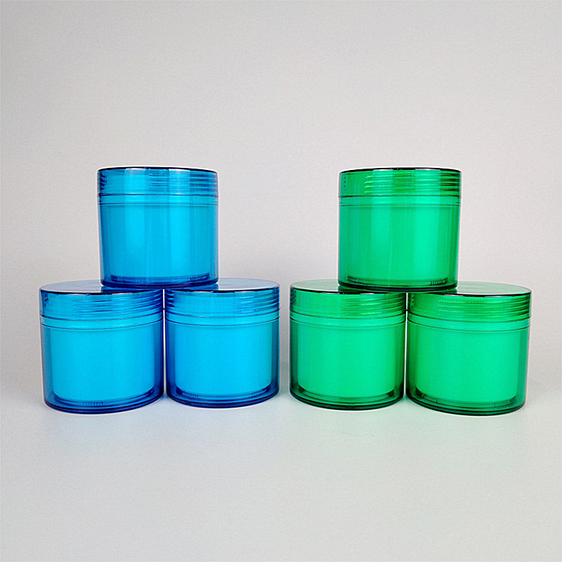 amber cosmetic jar 50 ml 1g cosmetic jars with box pastel blue cosmetic sample jar