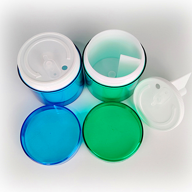 amber cosmetic jar 50 ml 1g cosmetic jars with box pastel blue cosmetic sample jar