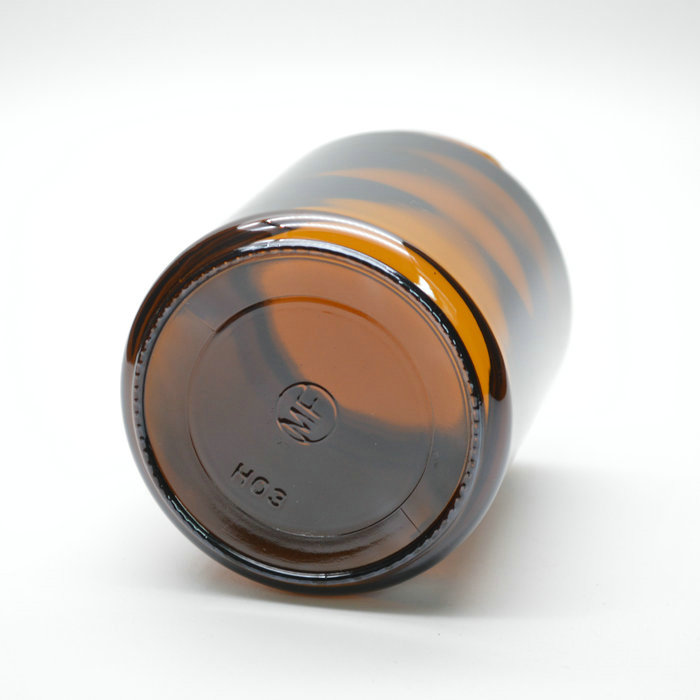 amber face cream 8 oz glass jar for cosmetic