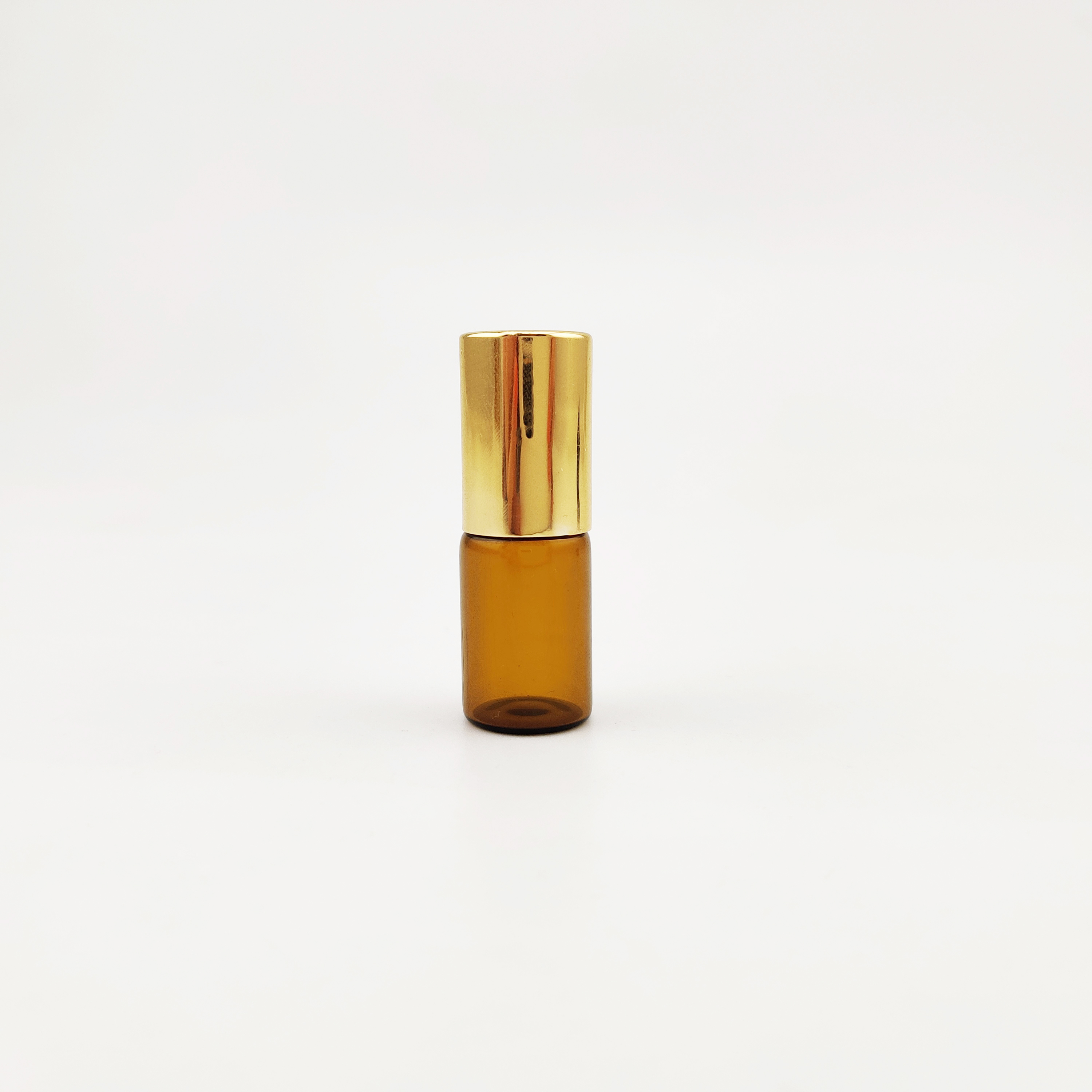 amber glass bottle 2ml 3ml portable empty roll on bottle
