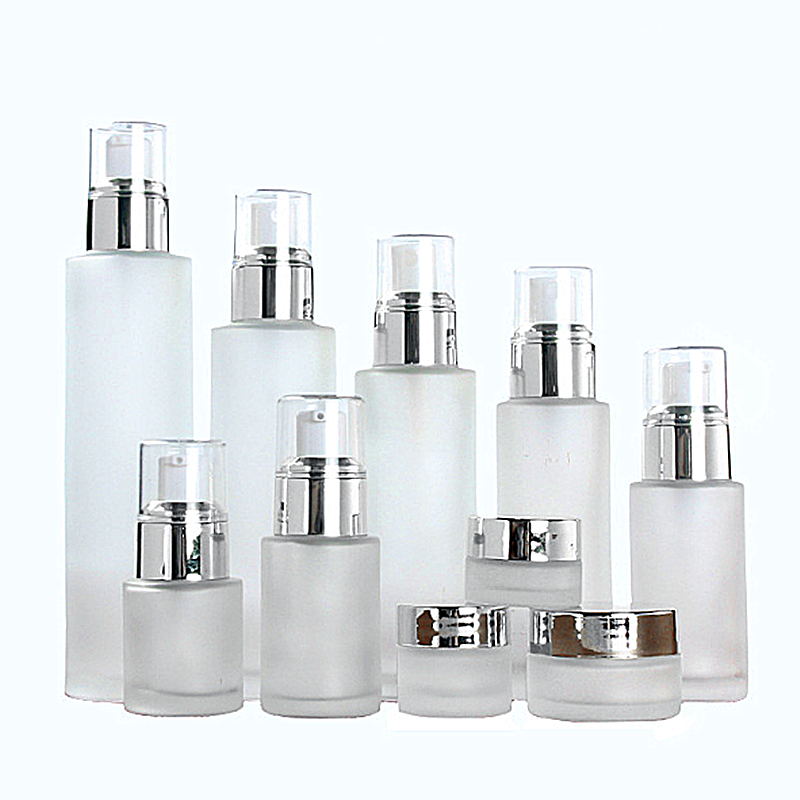 amber glass cosmetic jars and bottles jar glass bottle 250 ml for cosmetics frosted cosmetic glass bottle and jar