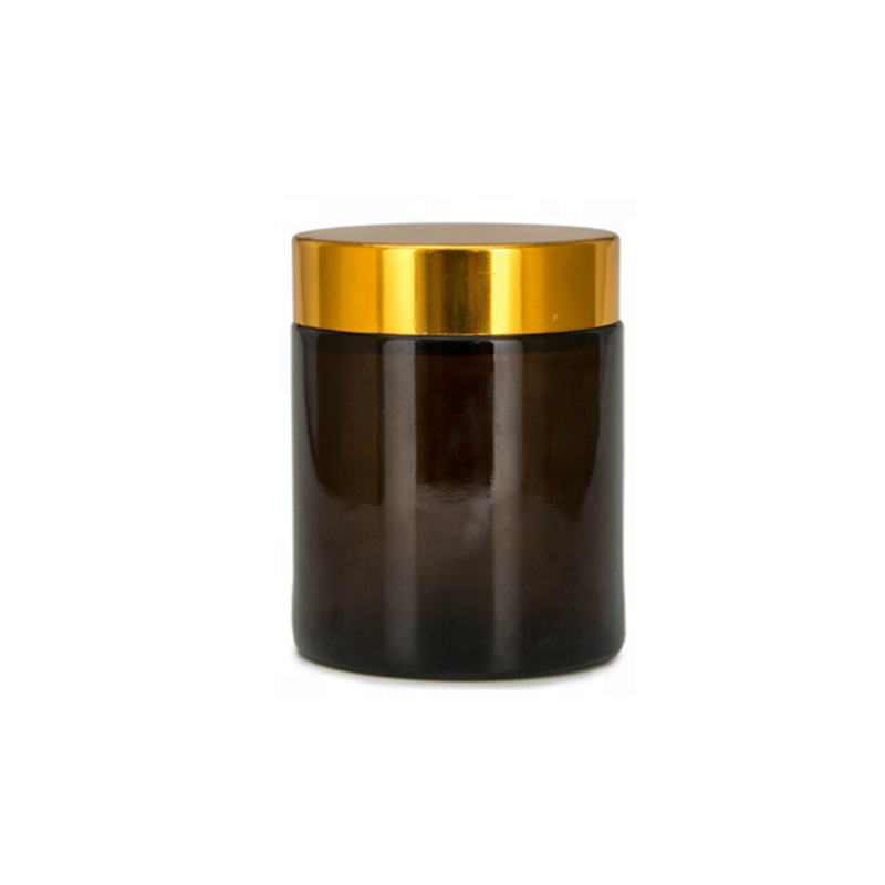 amber glass jar 100ml amber glass jar 100g/small cosmetic glass jars 50 ml glass jar cosmetics/glass cosmetic containers jar