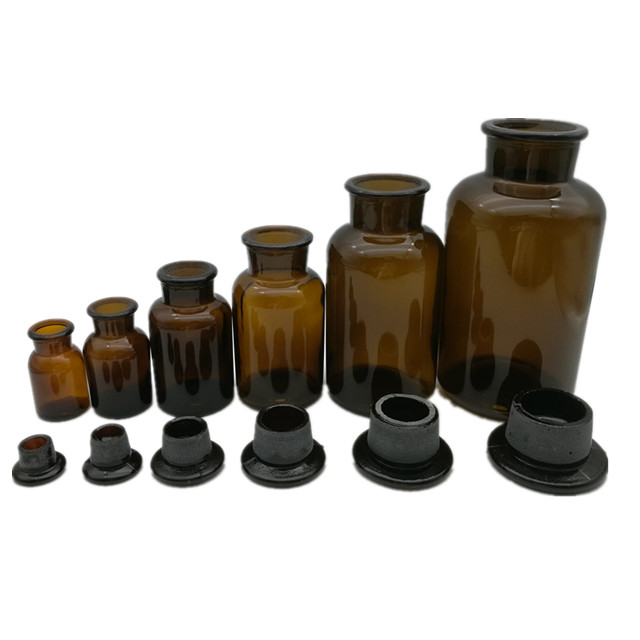 amber glass reagent bottle for chemical laboratory or pharmaceutical 30ml60ml125ml250ml500ml