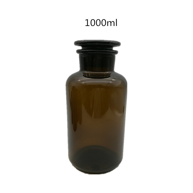 amber glass reagent bottle for chemical laboratory or pharmaceutical 30ml60ml125ml250ml500ml