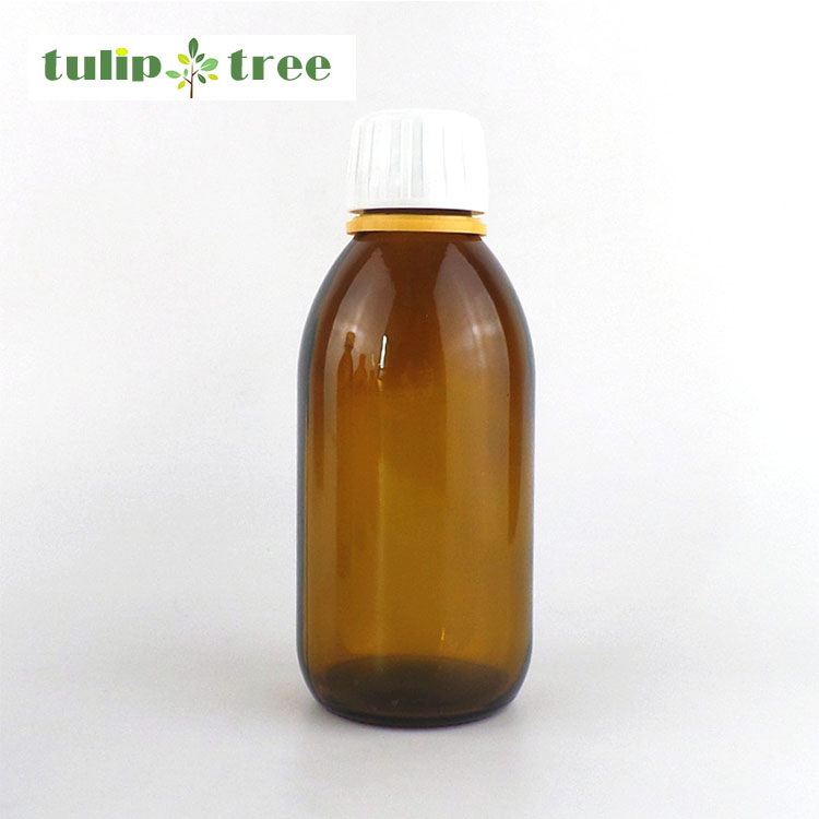 amber maple cough syrup glass bottle 250ml