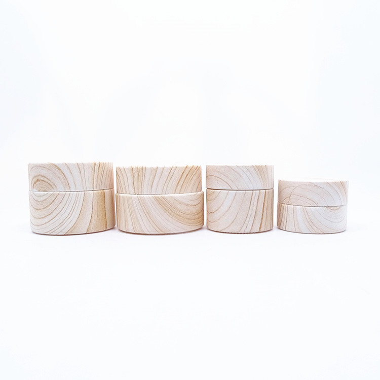 apothecary glass jar with air tight plastic lid water transfer printing