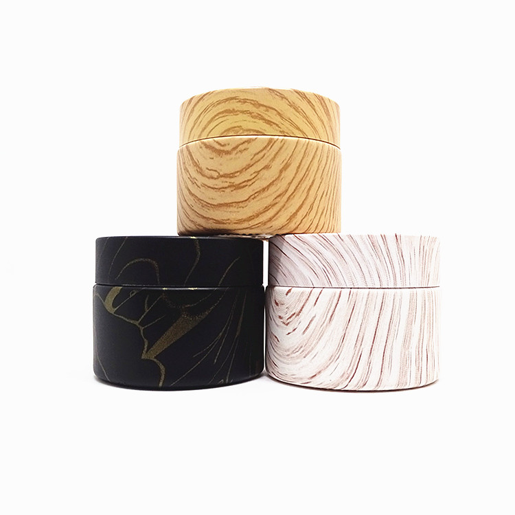 apothecary glass jar with air tight plastic lid water transfer printing