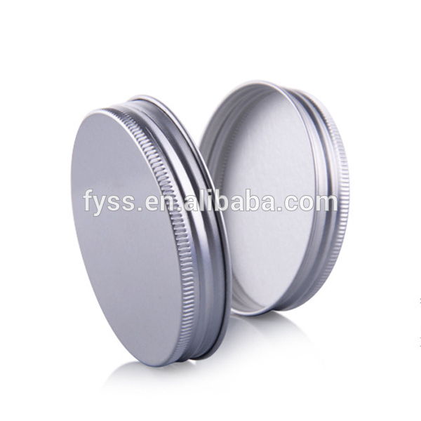 attractive manufacturer plastic cosmetic jar with metal lids printed