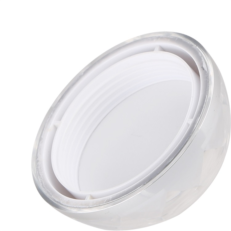 ball shape jar 15g 30g 50g silver acrylic makeup eye BB cream jar for personal care