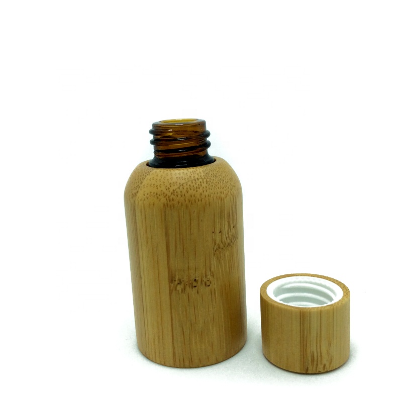 bamboo bottle cosmetic jar packaging great for shampoo shower gel or other liquids