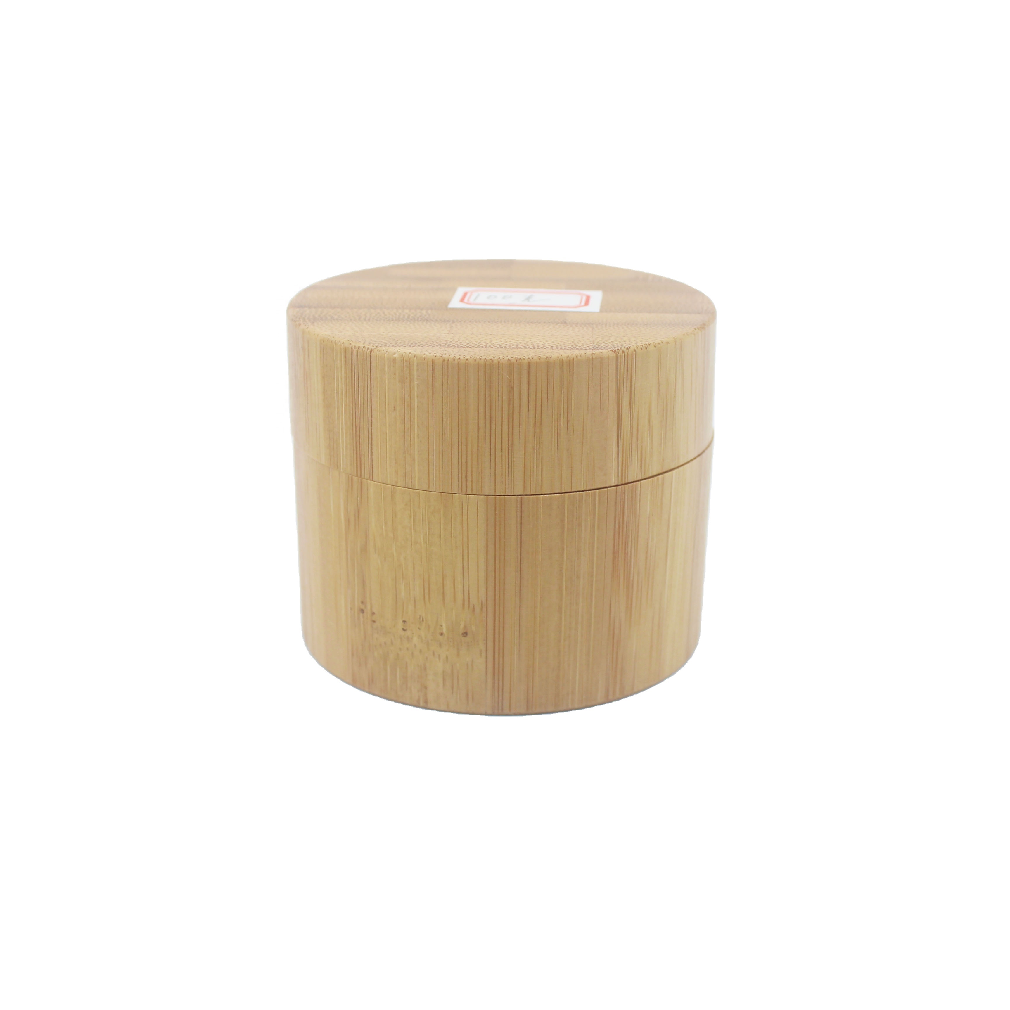 bamboo container jar cosmetic cream packaging wholesale pp cream jar 50g 100g BBJ-221