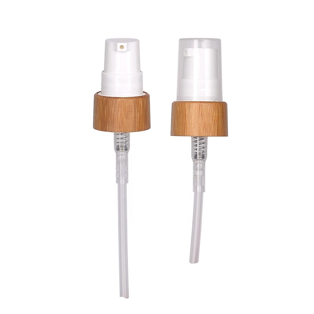 bamboo cosmetic bottle empty opal white oil glass bottle 5 10 15 20 30 50 100 ml with bamboo serum pump