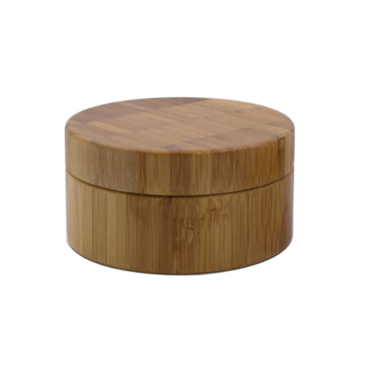 bamboo cosmetic packaging 30g make up powder case bamboo powder container