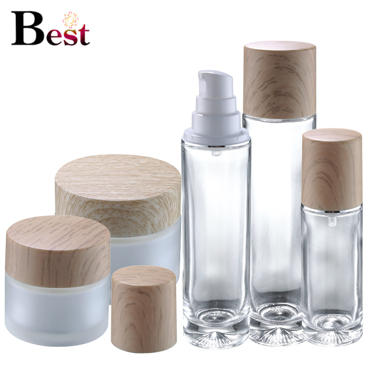 bamboo cosmetic packaging 50g 100g round cosmetic container candle jar bamboo jars