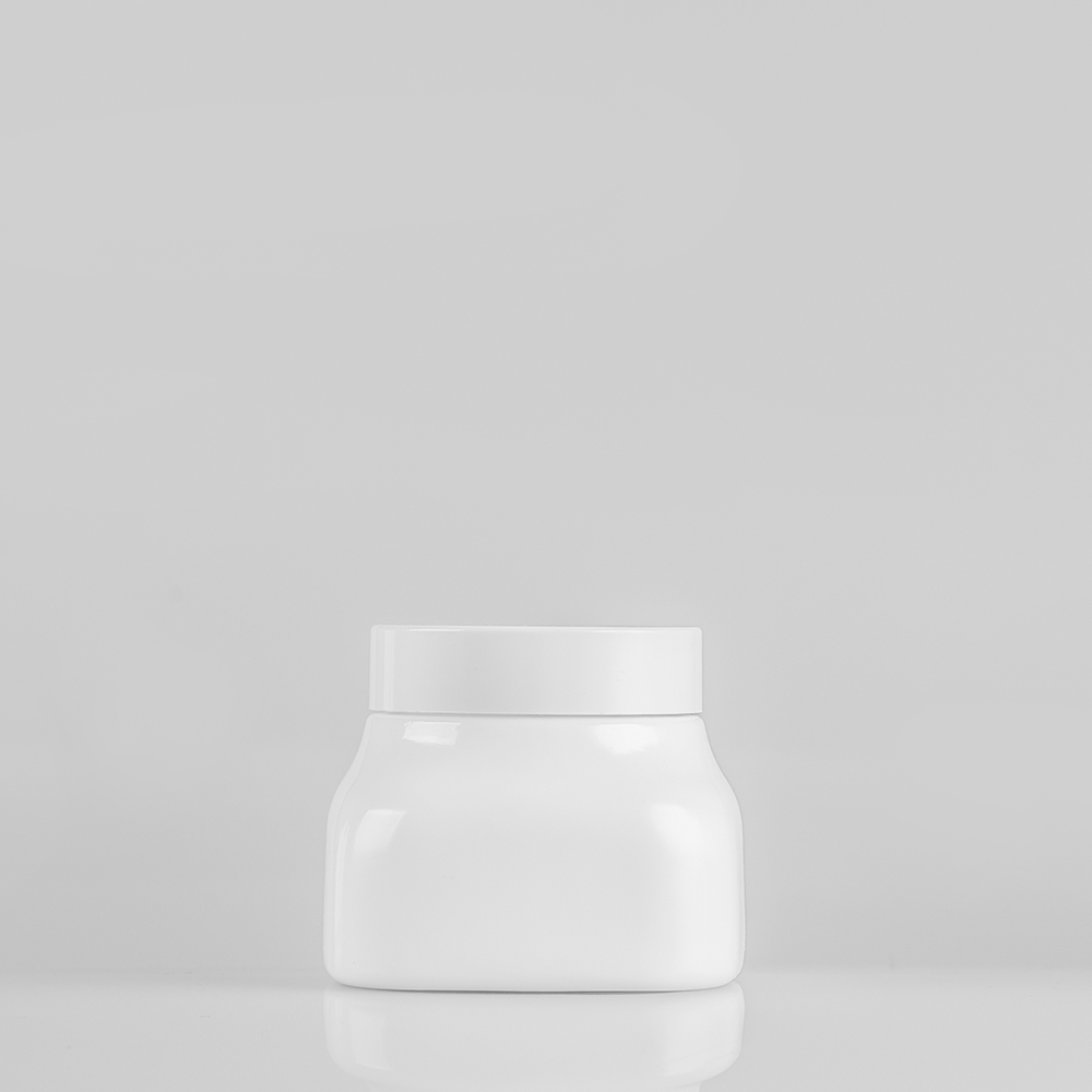 bamboo cosmetic packaging square glass bottles and jars opal glass bottles for cosmetic packing