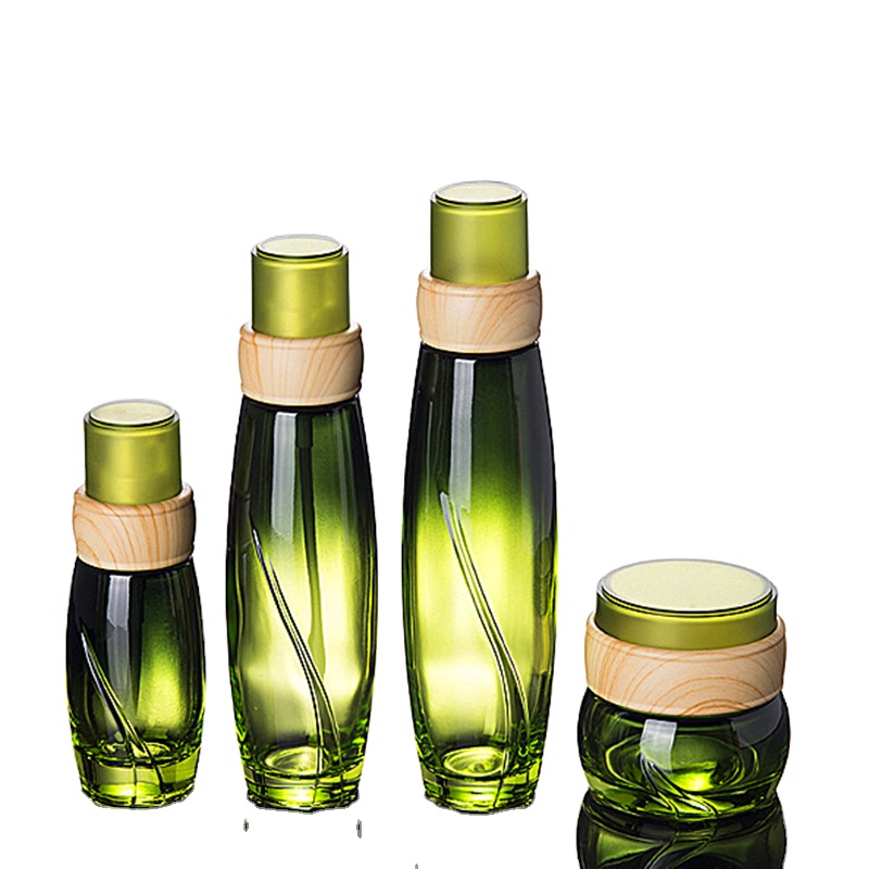bamboo jars and bottles for cosmetic bamboo set of cosmetic bottles and jars wooden jars bottles cosmetic