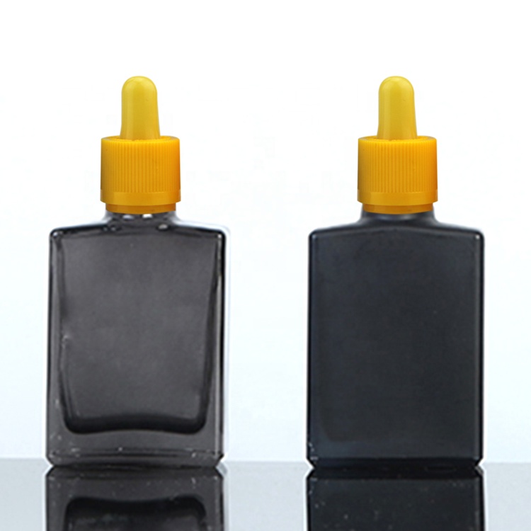 beard oil tincture liquid oil bottles rectangle glass 30ml bottles