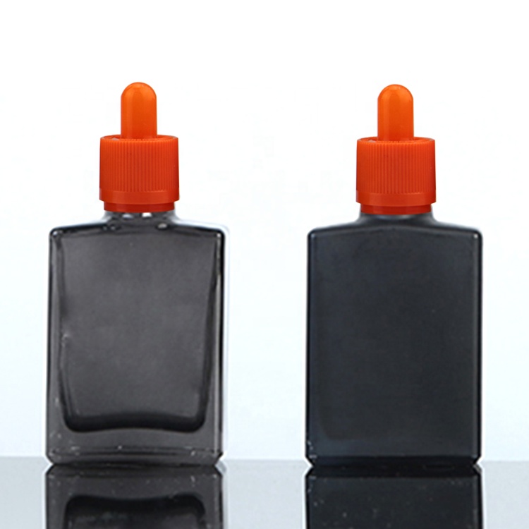 beard oil tincture liquid oil bottles rectangle glass 30ml bottles