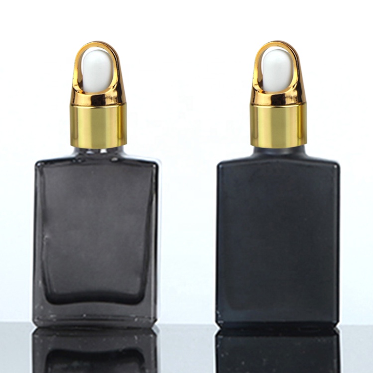 beard oil tincture liquid oil bottles rectangle glass 30ml bottles