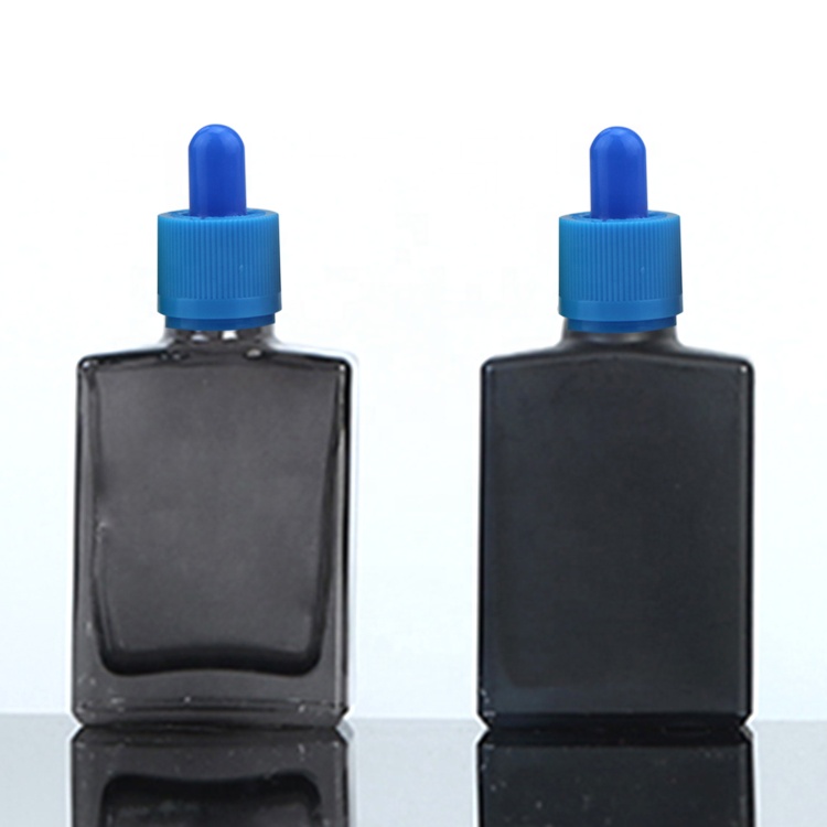 beard oil tincture liquid oil bottles rectangle glass 30ml bottles