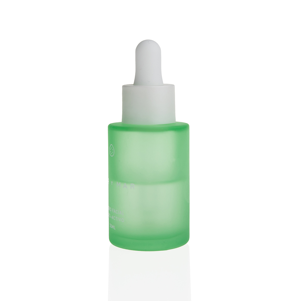 beautiful 1oz colorful frosted pink yellow green flat shoulder glass serum dropper bottles 20ml 30ml 40ml 50ml 60ml 80ml 100ml