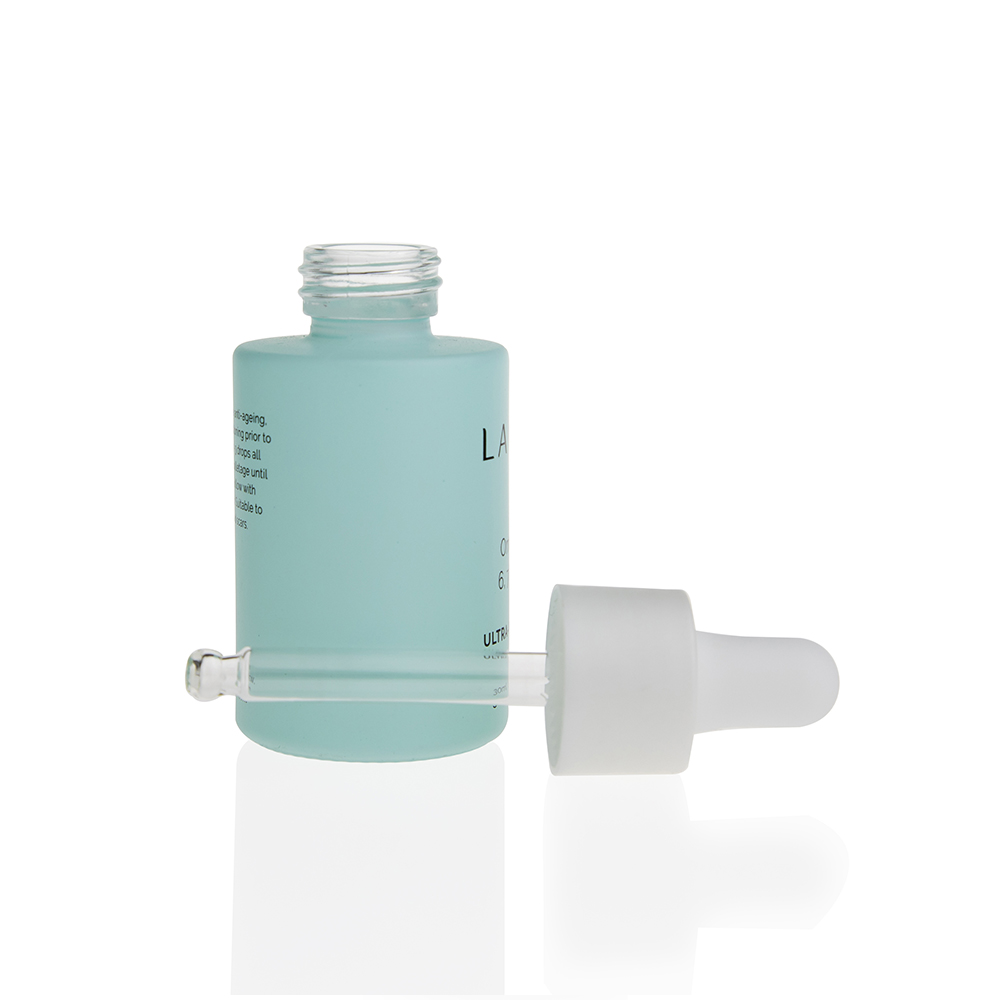 beautiful 1oz matte cyan glass eye serum dropper bottle 30ml 40ml 50ml 60ml 80ml 100ml 120ml glass massage oil dropper bottle