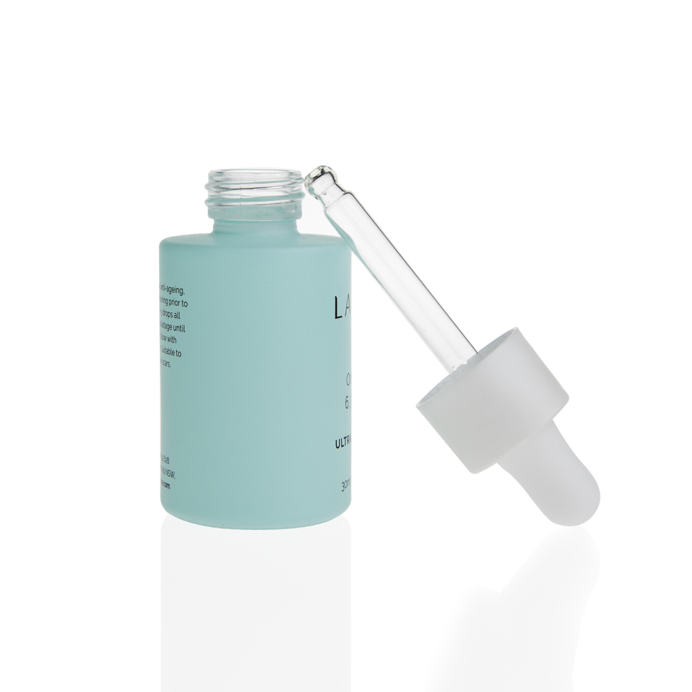 beautiful 1oz matte cyan glass eye serum dropper bottle 30ml 40ml 50ml 60ml 80ml 100ml 120ml glass massage oil dropper bottle