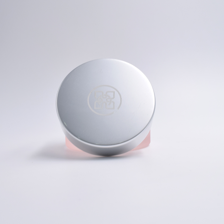 beautiful 2019 new product clear pink glass jar 10g 15g 20g 30g 50g 100g empty face eye packaging with matte aluminum screw lid