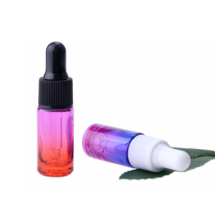 beautiful gradient 15ml 30ml glass dropper bottle vape liquid empty bottle
