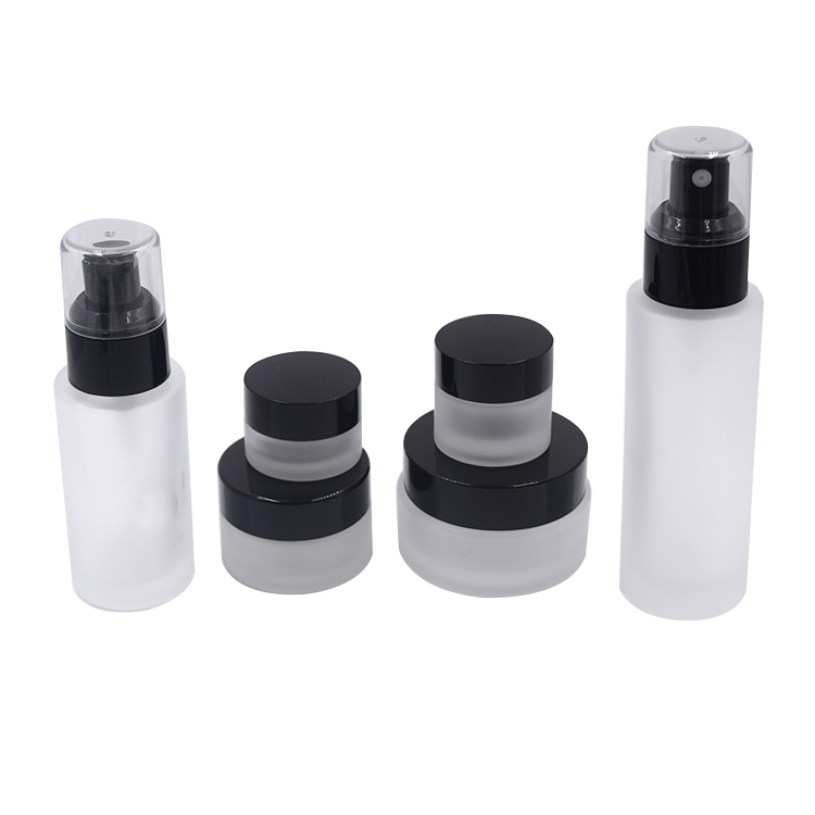 beauty cream packaging 15ml 20ml 30ml 50ml 100ml frosted cosmetic jar 1oz jar with lid