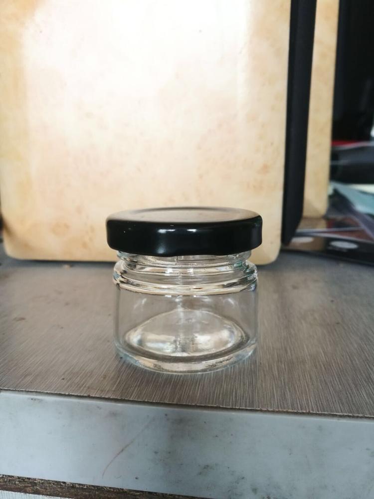 best price 20ml round squarewide mouth clear glass bottle jar jam bottle