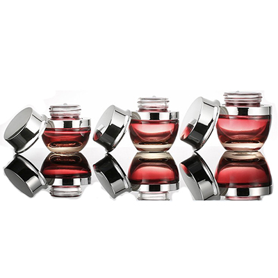 best sale high end green cosmetic glass bottle set