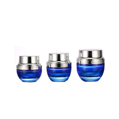 best sale high end green cosmetic glass bottle set