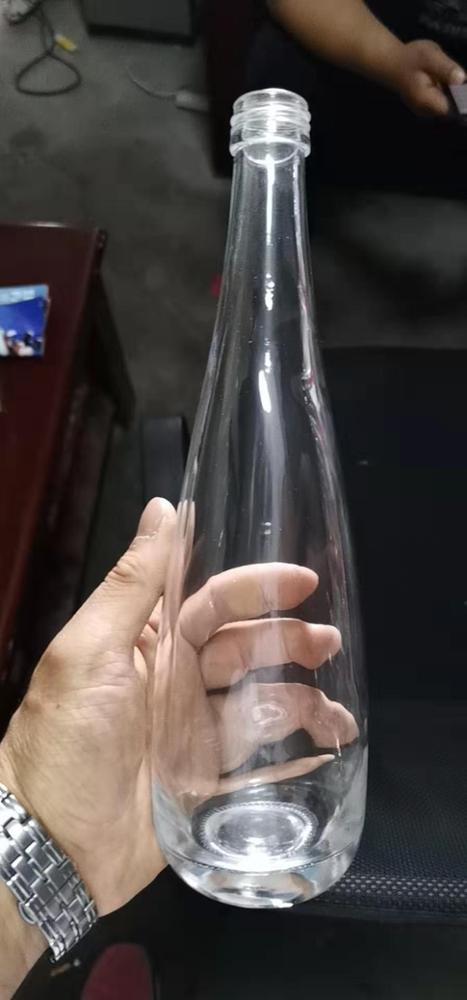 best sale wholesale 350m/500ml Mineral glass Water bottle Purified Glass water Bottle with Plastic cap