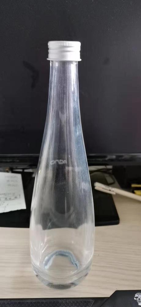 best sale wholesale 350m/500ml Mineral glass Water bottle Purified Glass water Bottle with Plastic cap