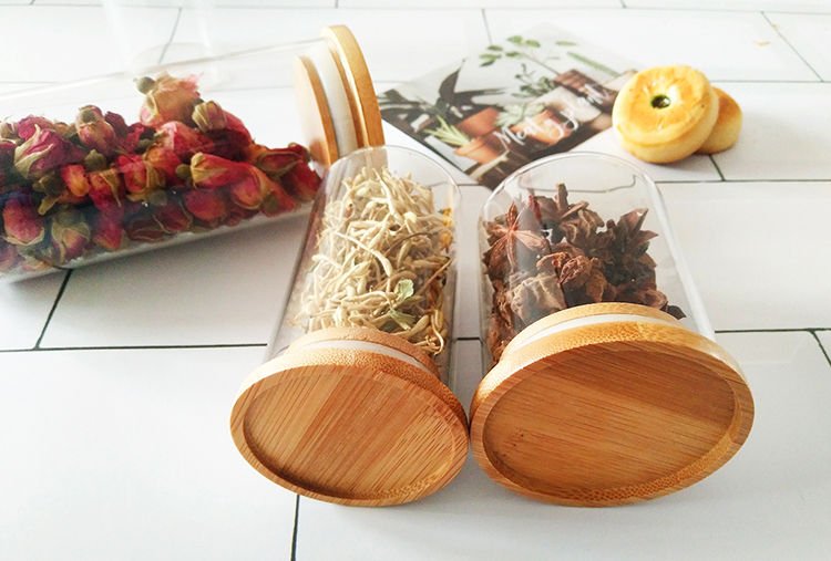 best sell stackable glass containers with specially designed lids